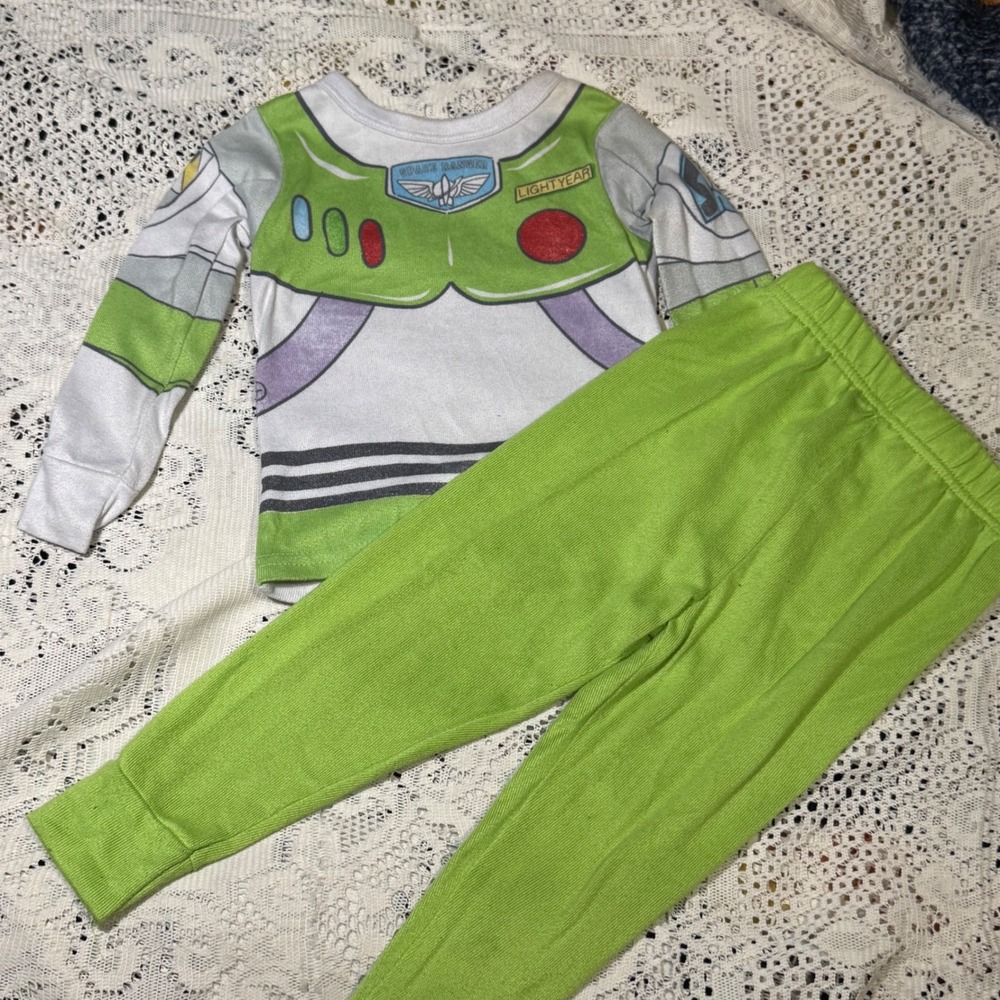 Disney Toy Story Buzz Lightyear Pajamas Set Size 3T Toddler Kids Sleepwear